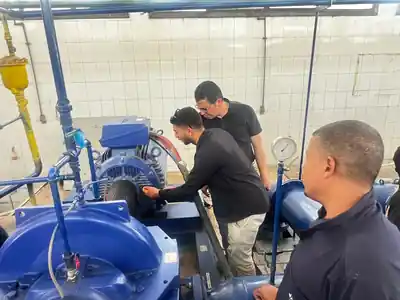 فحص موتور الطلمبة بعد الإحلال