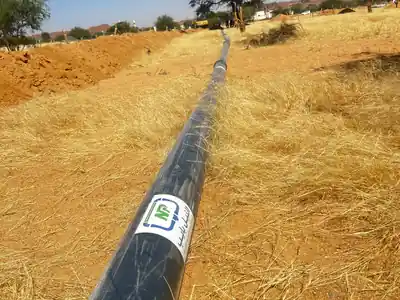 خط HDPE الرئيسي جاهز للتركيب